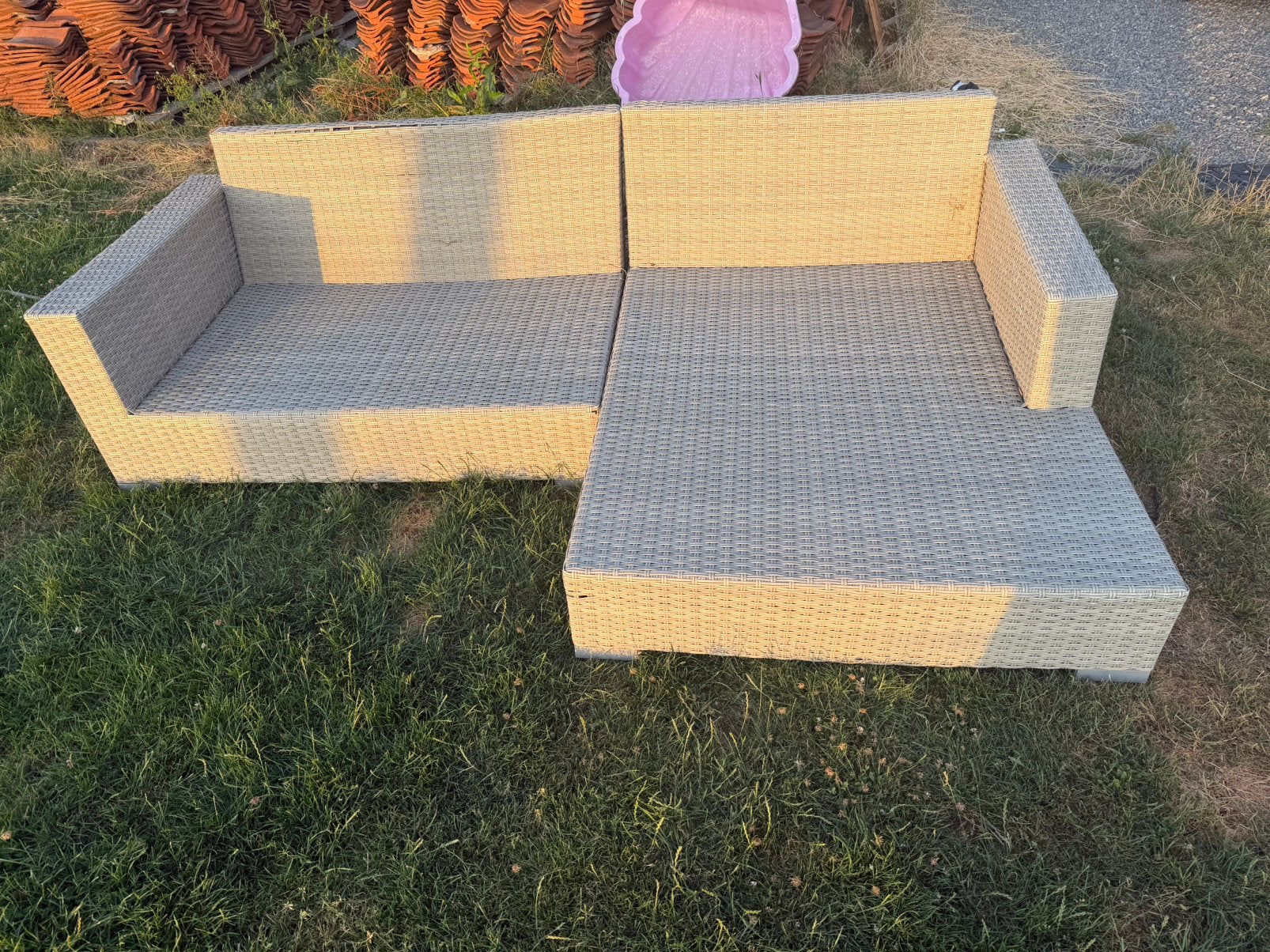 Lounge set, Tuin en Terras, Ophalen, Zo goed als nieuw