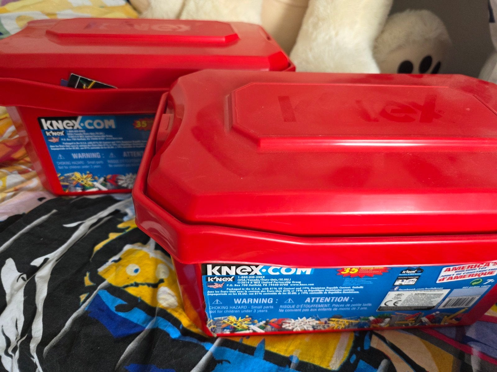 Grote K'nex set met handleidingen en opbergboxen, Kinderen en Baby's, Speelgoed | Bouwstenen, Ophalen, K'nex