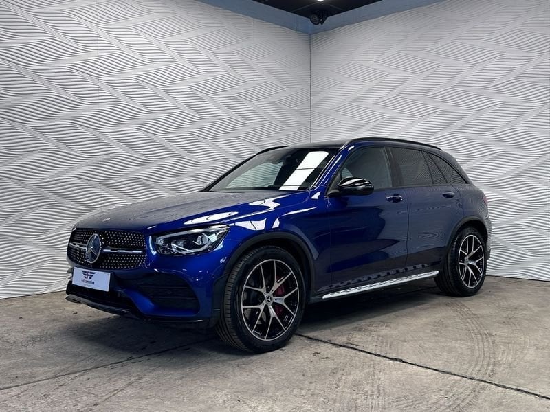 Mercedes-Benz GLC, Automaat, Gebruikt, Blauw, Alcantara