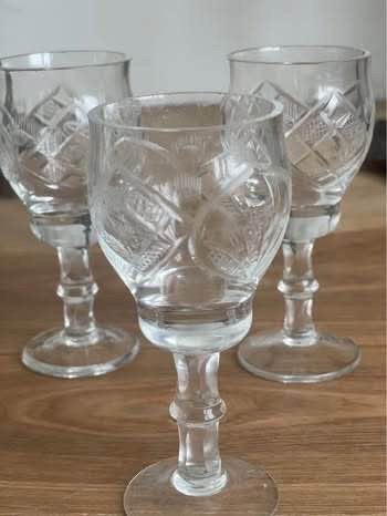 Verre en cristal pour cognac rétro vintage, Enlèvement ou Envoi, Comme neuf