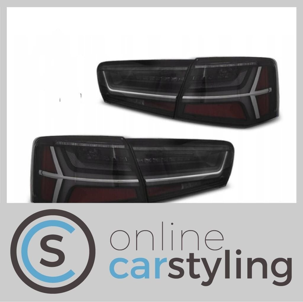 LED Achterlichten Audi A6 C7 Sedan Zwart Lightbar Design, Auto-onderdelen, -, -, Nieuw, -