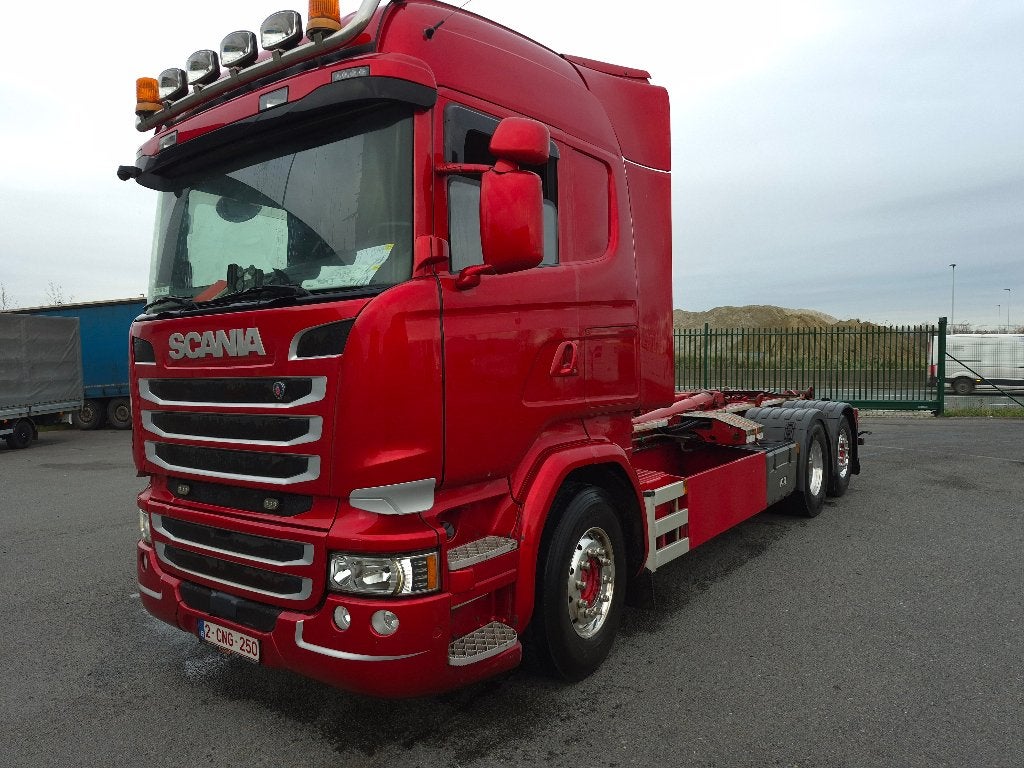 Camion ampliroll, Enlèvement, Utilisé, Scania