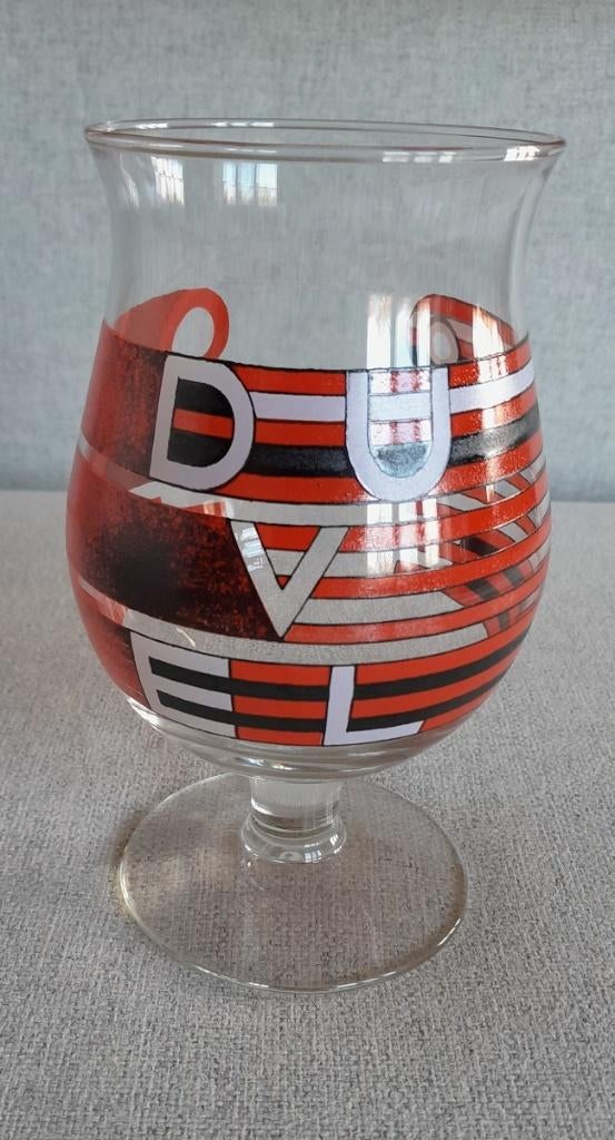 Verre à bière en verre Duvel Stefan Glerum, Collections, Marques de bière, Verre ou Verres, Duvel, Enlèvement ou Envoi