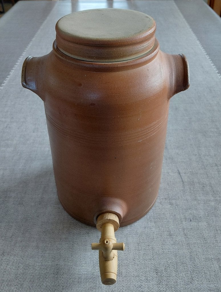 Vinaigrier en "grès de Bonny" 3 litres, Antiquités & Art, Enlèvement ou Envoi