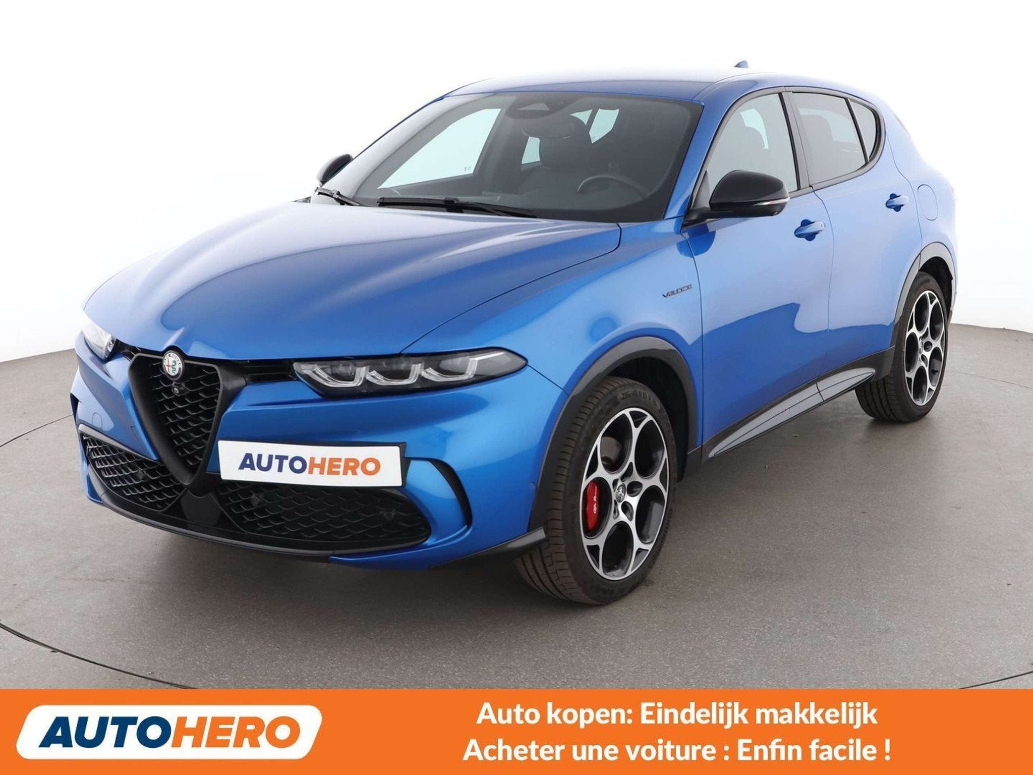 Alfa Romeo Tonale 1.3 Plug-in Hybrid Veloce AWD (bj 2023), Automaat, Traction-control, Gebruikt, Blauw