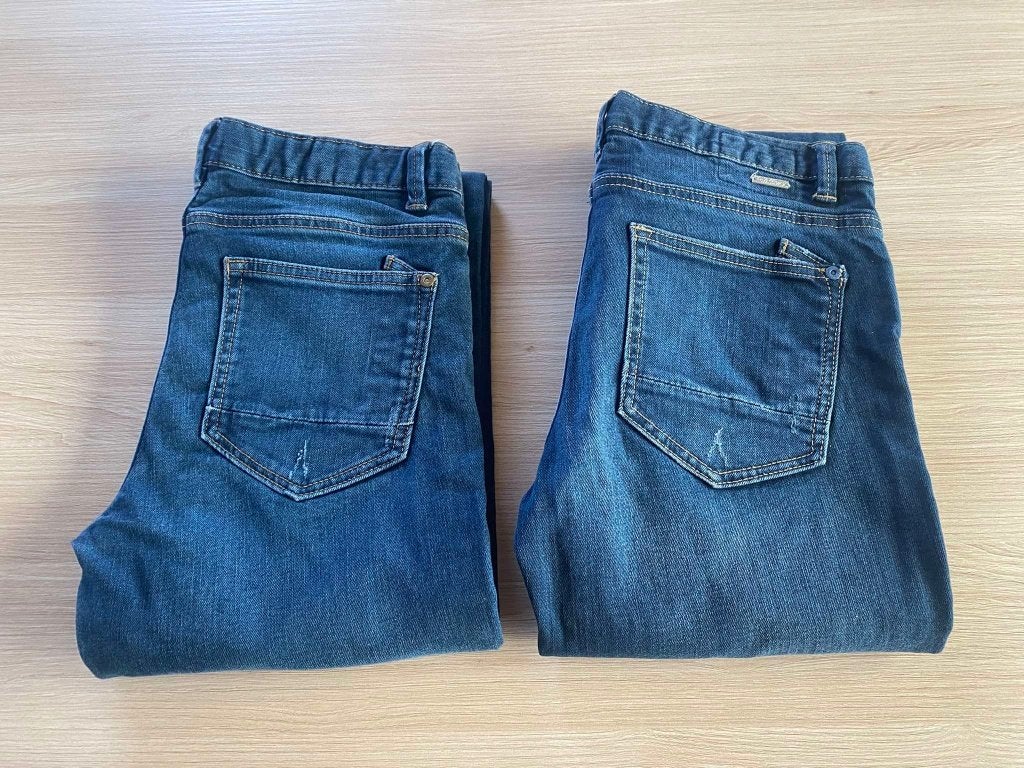 2 jeansbroeken - maat 170, Kinderen en Baby's, Kinderkleding | Maat 170, Ophalen of Verzenden, Gebruikt, Jongen, Broek