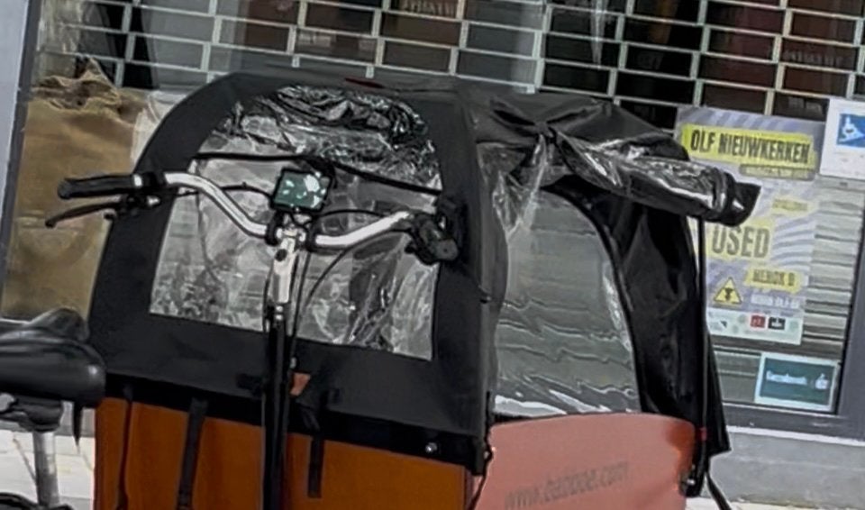 Regenhuif bakfiets babboe, Ophalen, Gebruikt, Bakfiets, Overige materialen