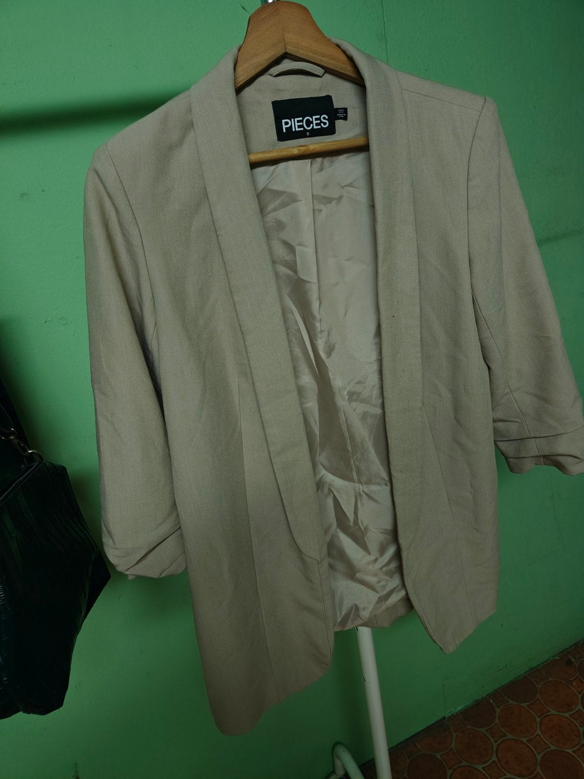 beige blazer, Enlèvement, Taille 36 (S), Beige