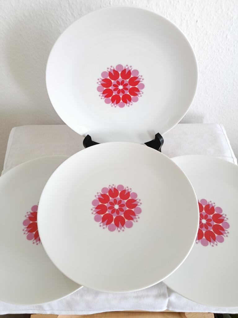 Thomas Germany, 6 assiettes vintage à dessert ∅21, Enlèvement