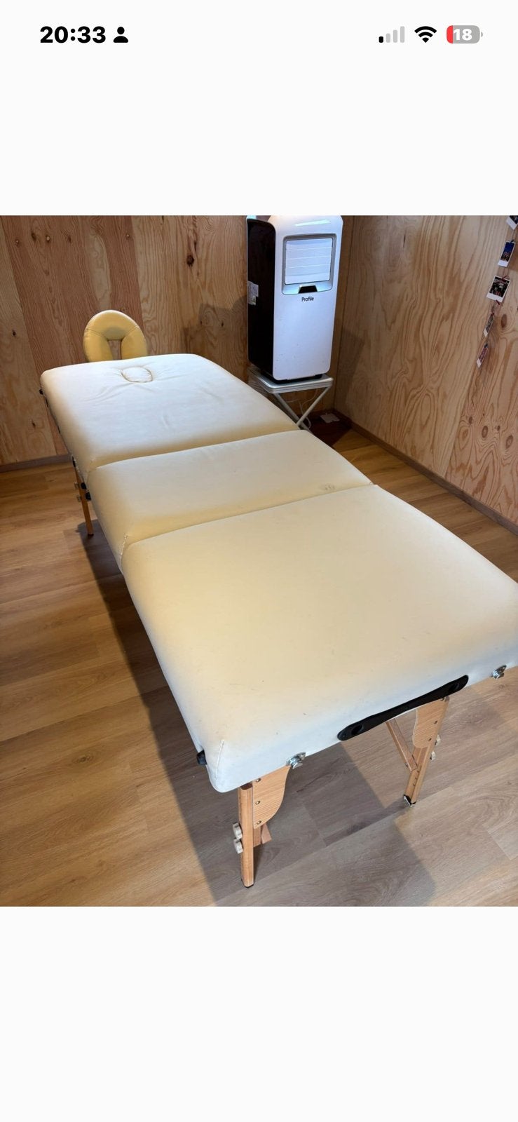 Massage tafel, Ophalen, Nieuw