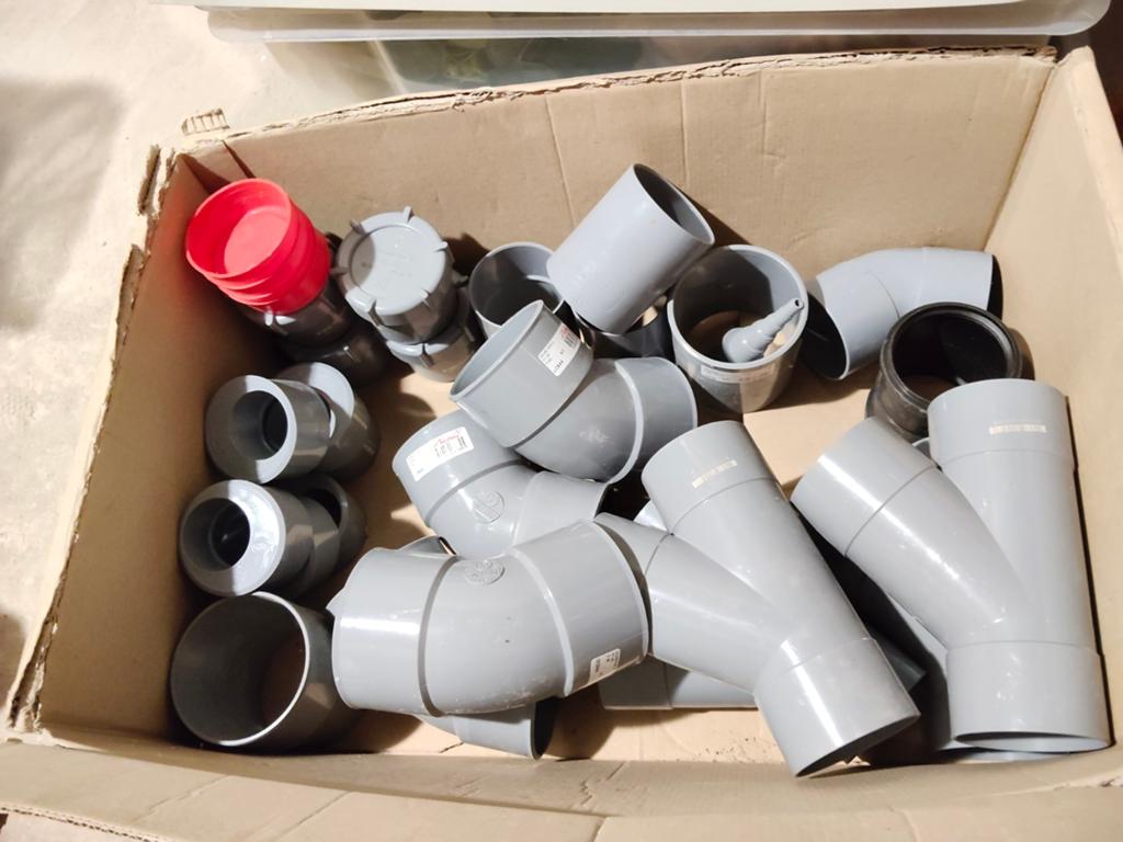 PVC koppelstukken, Doe-het-zelf en Bouw, Ophalen, PVC