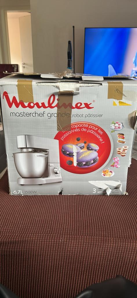 Robot pâtissier neuf Moulinex professionnel, Electroménager, Enlèvement ou Envoi, Neuf