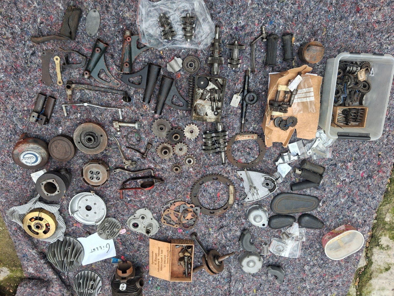 oldtimer onderdelen, Enlèvement