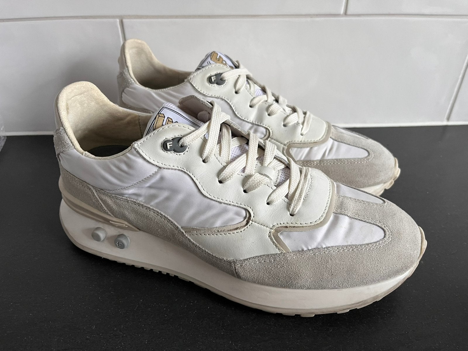 Floris van Bommel sneakers maat 7 / 41, Vêtements | Hommes, Enlèvement ou Envoi, Comme neuf, Blanc, Baskets
