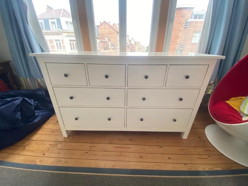 Commode HEMNES IKEA, Maison & Meubles, 25 à 50 cm, 5 tiroirs ou plus, Moins de 100 cm, 150 à 200 cm