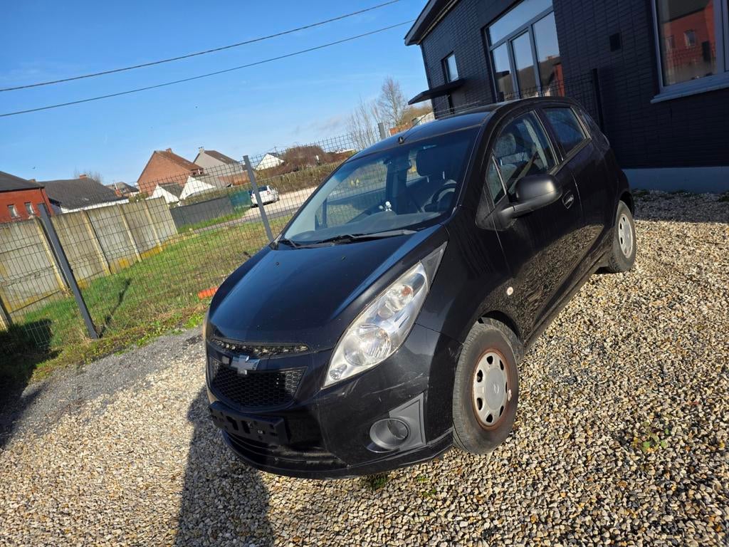 Chevrolet Spark 1.0essence#Euro5#Demarre et roule, Auto's, Chevrolet, Euro 5, Stof, Zwart, Bedrijf