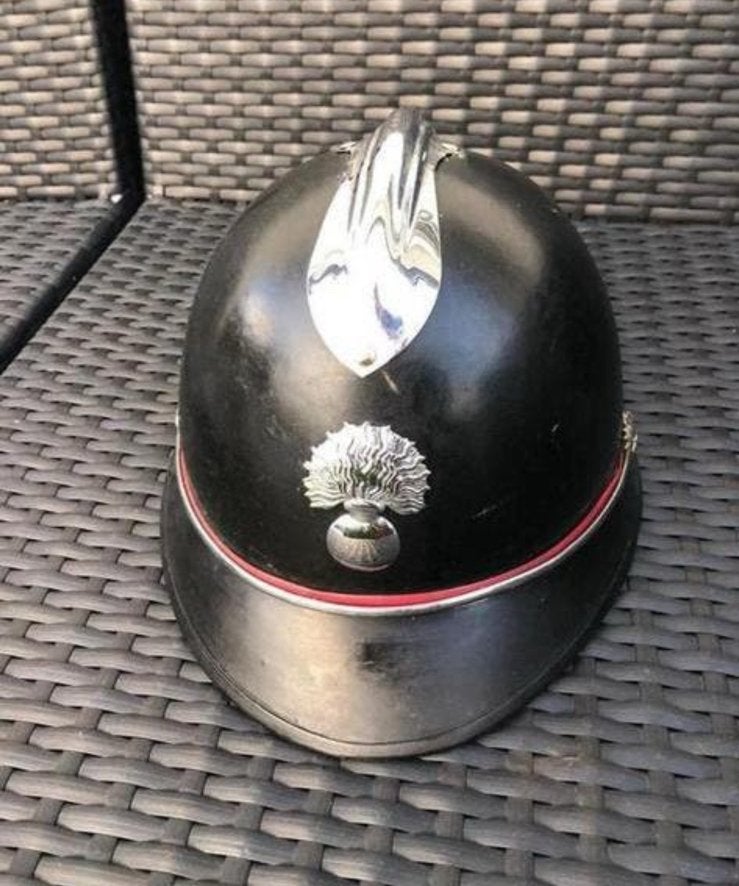 Casque : gendarme, gendarme, adjudant, plus haut gradé, Collections, Enlèvement ou Envoi