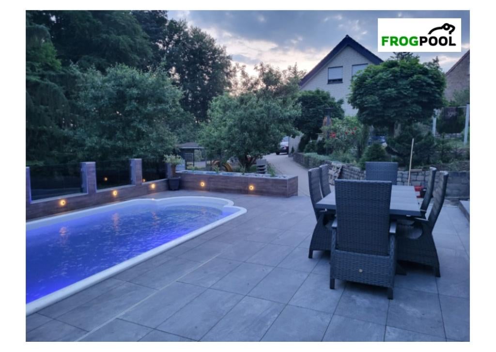 Zwembad [Pool Sirius 5–10 m] Romeinse trap, Inbouwzwembad, Tuin en Terras, Overige Tuin en Terras, Nieuw, Ophalen of Verzenden