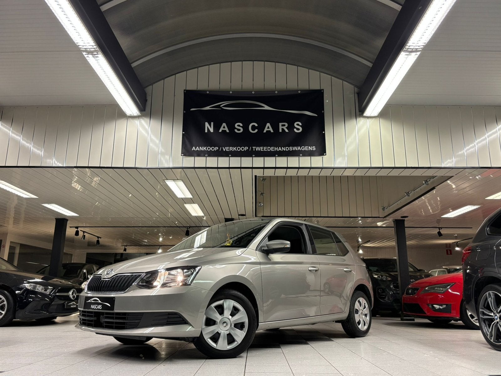 Skoda Fabia 1.0i benzine 2018 Euro6b *55.000 km*, Auto's, Stof, Euro 6, Electronic Stability Program (ESP), Beige