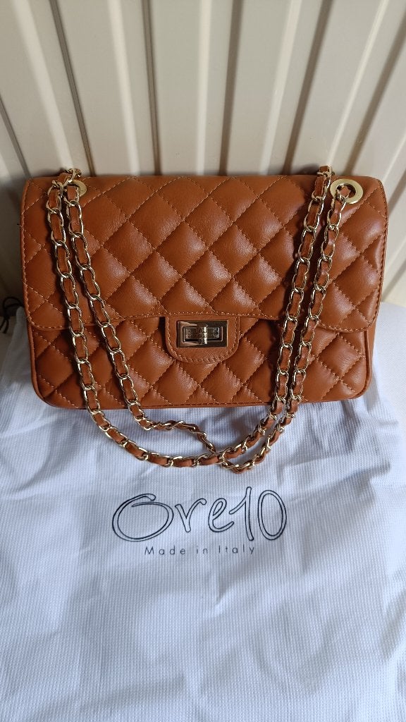Sac à main cuir véritable, Autres marques, Cuir, Enlèvement ou Envoi, Comme neuf