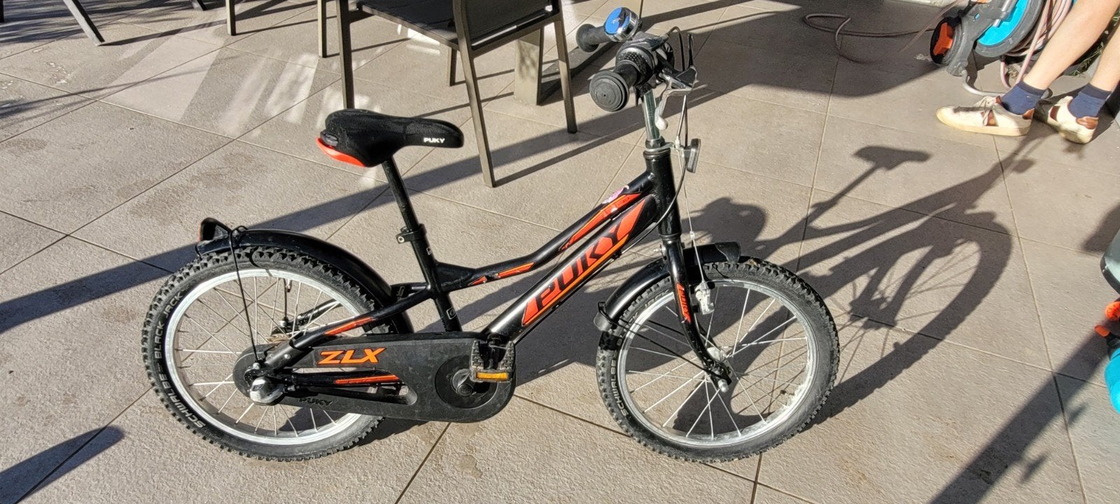 jongensfiets 18 inch, Fietsen en Brommers, Ophalen, Terugtraprem, Gebruikt, Puky