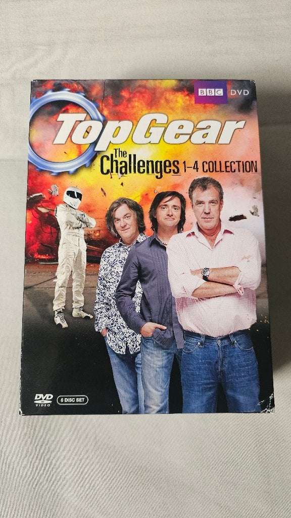 Dvd box top gear challenges, Enlèvement ou Envoi, Comme neuf, Comédie, Coffret