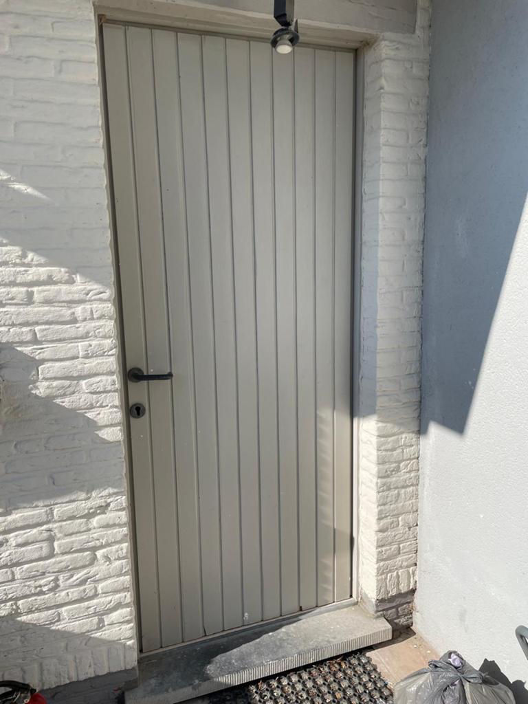 Houten buitendeur 208x87cm, Doe-het-zelf en Bouw, Deuren en Vliegenramen, Ophalen, 80 tot 100 cm, Buitendeur, 200 tot 215 cm
