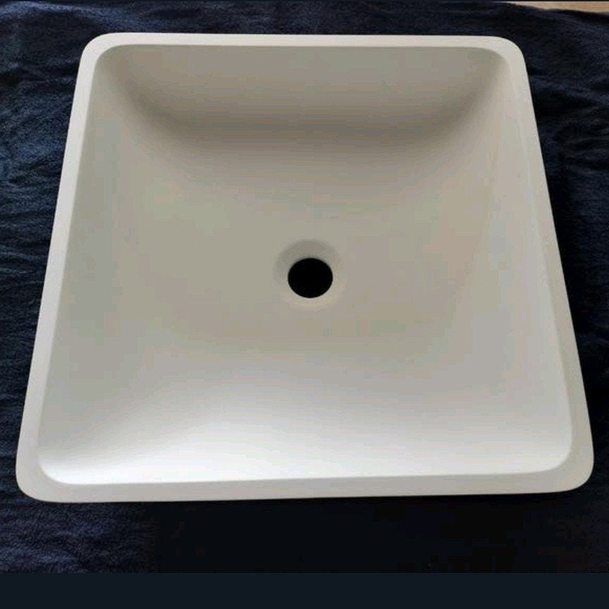 évier en saillie en composite blanc mat., Enlèvement, Neuf, Lavabo ou Évier