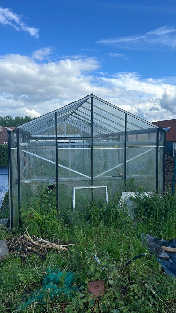 Serre en verre/ glazen serre 6mx 3,3m, Tuin en Terras, Kassen, Ophalen