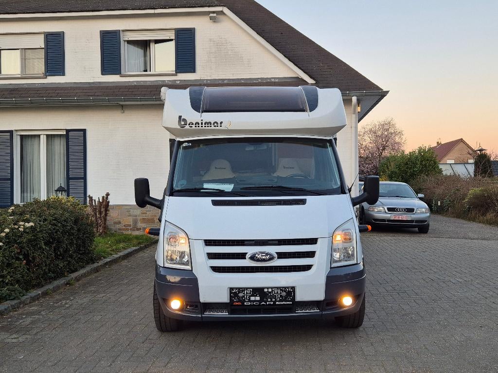 Ford Benimar 440 Tessoro 6Meter lang! Dus je mag overal P., Caravans en Kamperen, Mobilhomes, Standaard zit, Ford, Alarme, Particulier