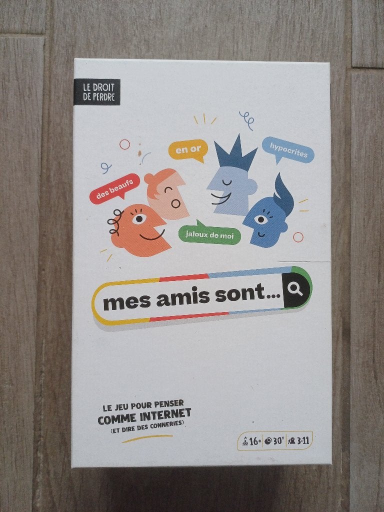 Jeu Mes amis sont..., Ophalen, Gebruikt