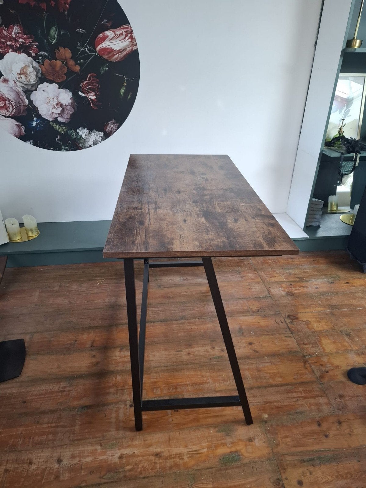 Bureautafel, Huis en Inrichting, Ophalen, Overige typen, 50 cm, Bruin