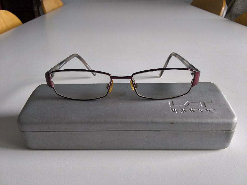 Paire de lunettes optique femmes en titane LIGHTEC - MOREL, Enlèvement ou Envoi, Comme neuf, Lunettes