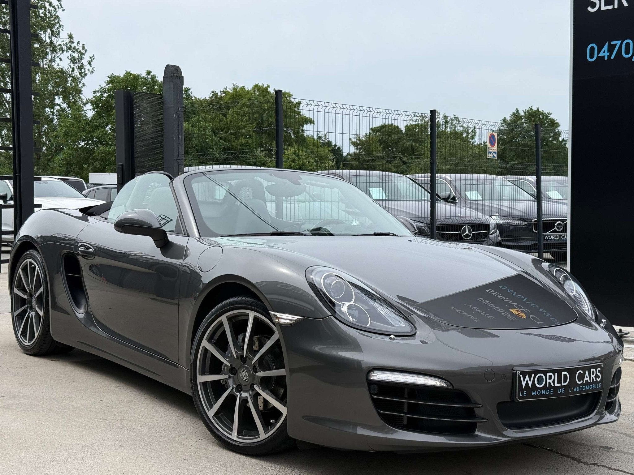 Porsche Boxster Boxster 2.7i PDK / NAVIGATION/ CRUISE/ ALCAN, Autos, Argent ou Gris, Achat, Entreprise, Alcantara
