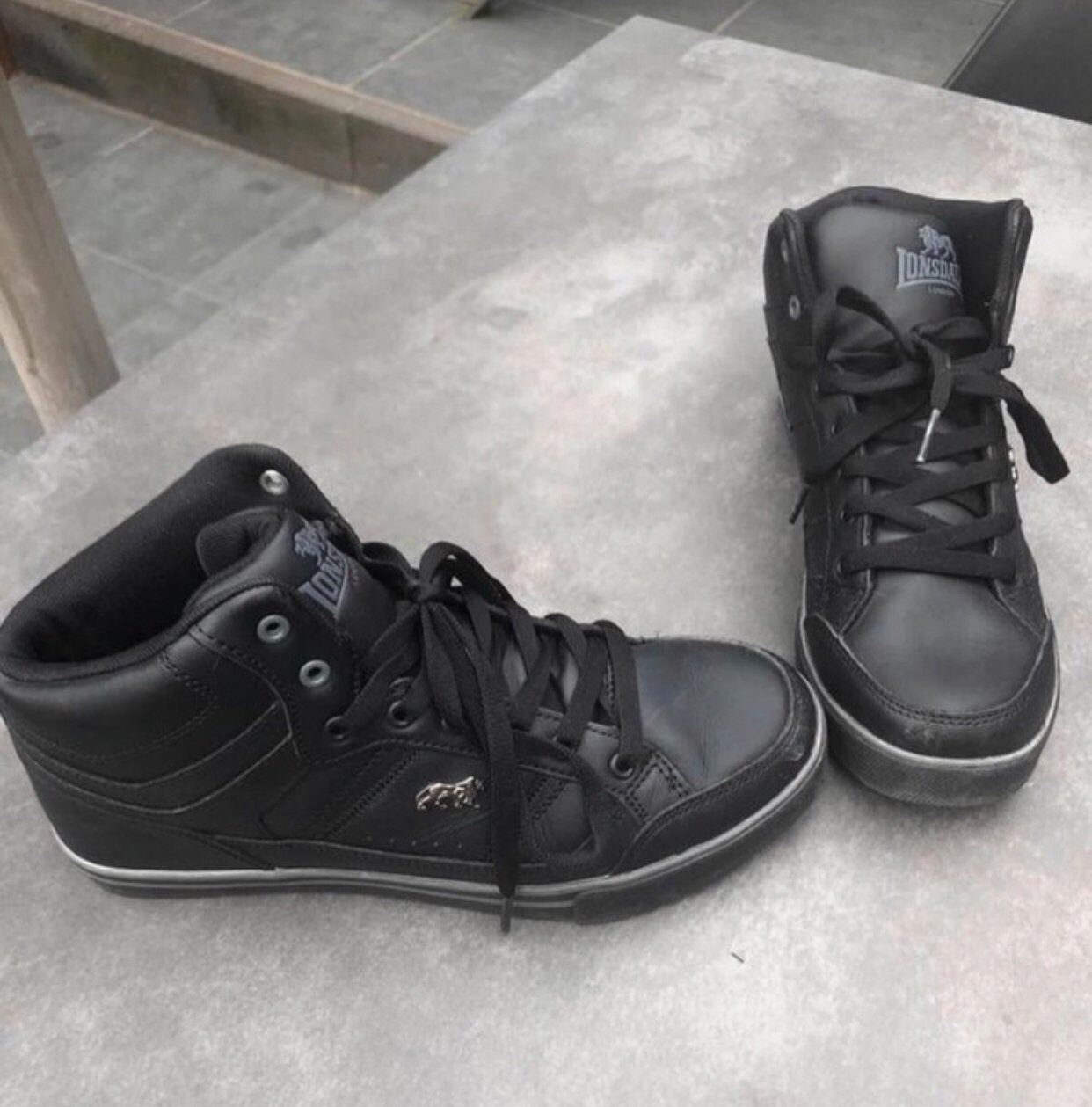 Bottines Lonsdale maat 41, Ophalen, Zwart, Boots, Zo goed als nieuw