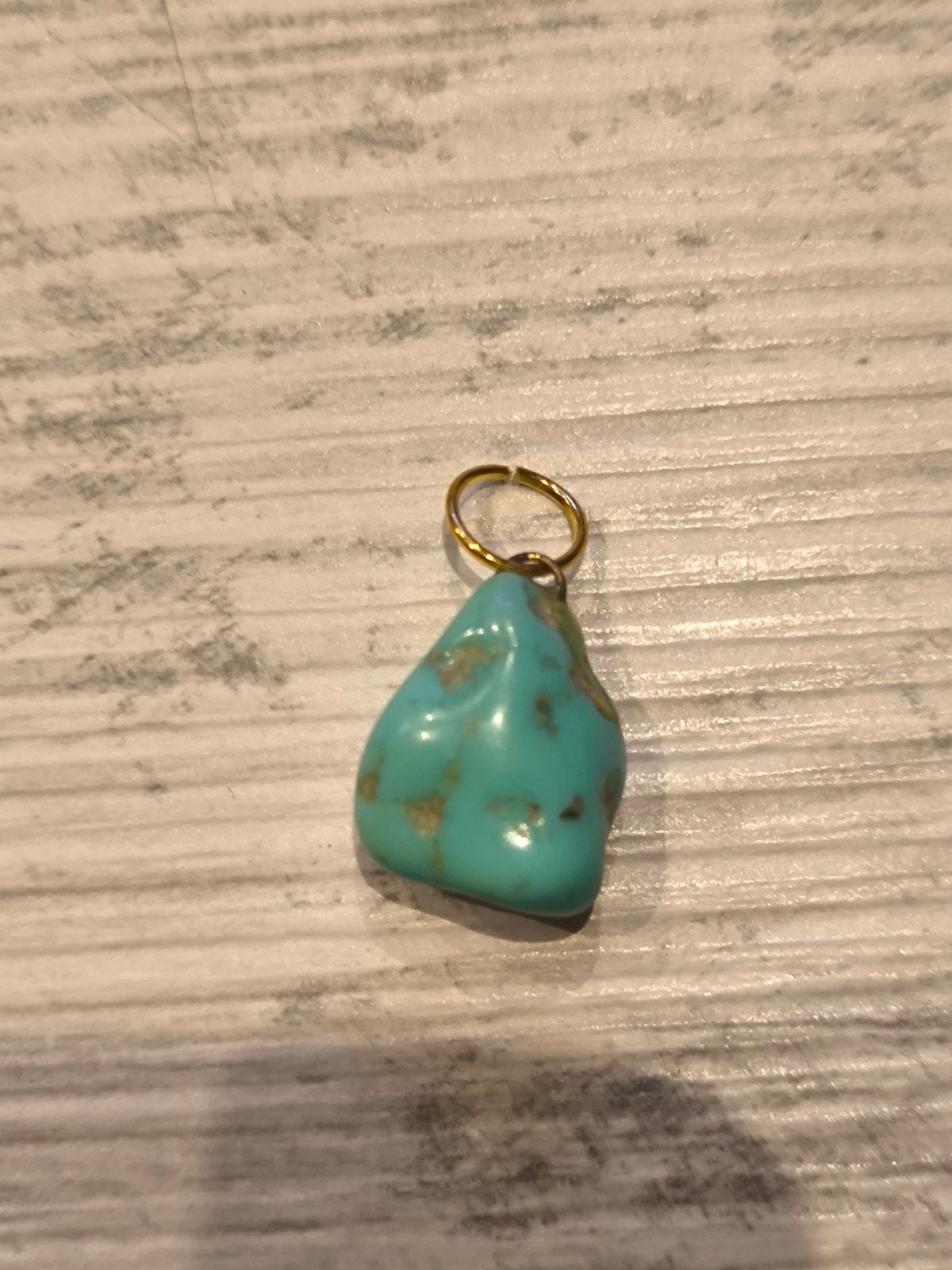 Turquoise hanger, Ophalen of Verzenden