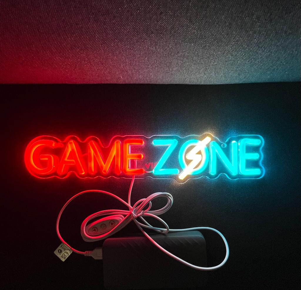 Lampe au néon GameZone ️, Enlèvement ou Envoi, Neuf, Table lumineuse ou lampe (néon)