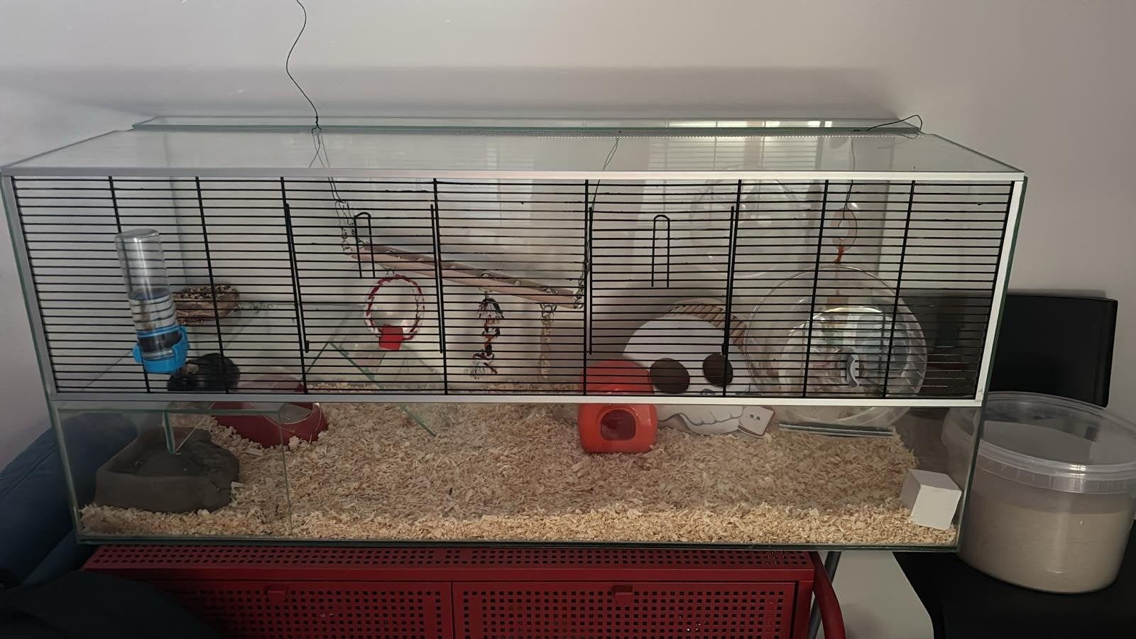 Hamsterkooi met bewoner, Dieren en Toebehoren, Ophalen, Gebruikt, Overige materialen, Overige typen