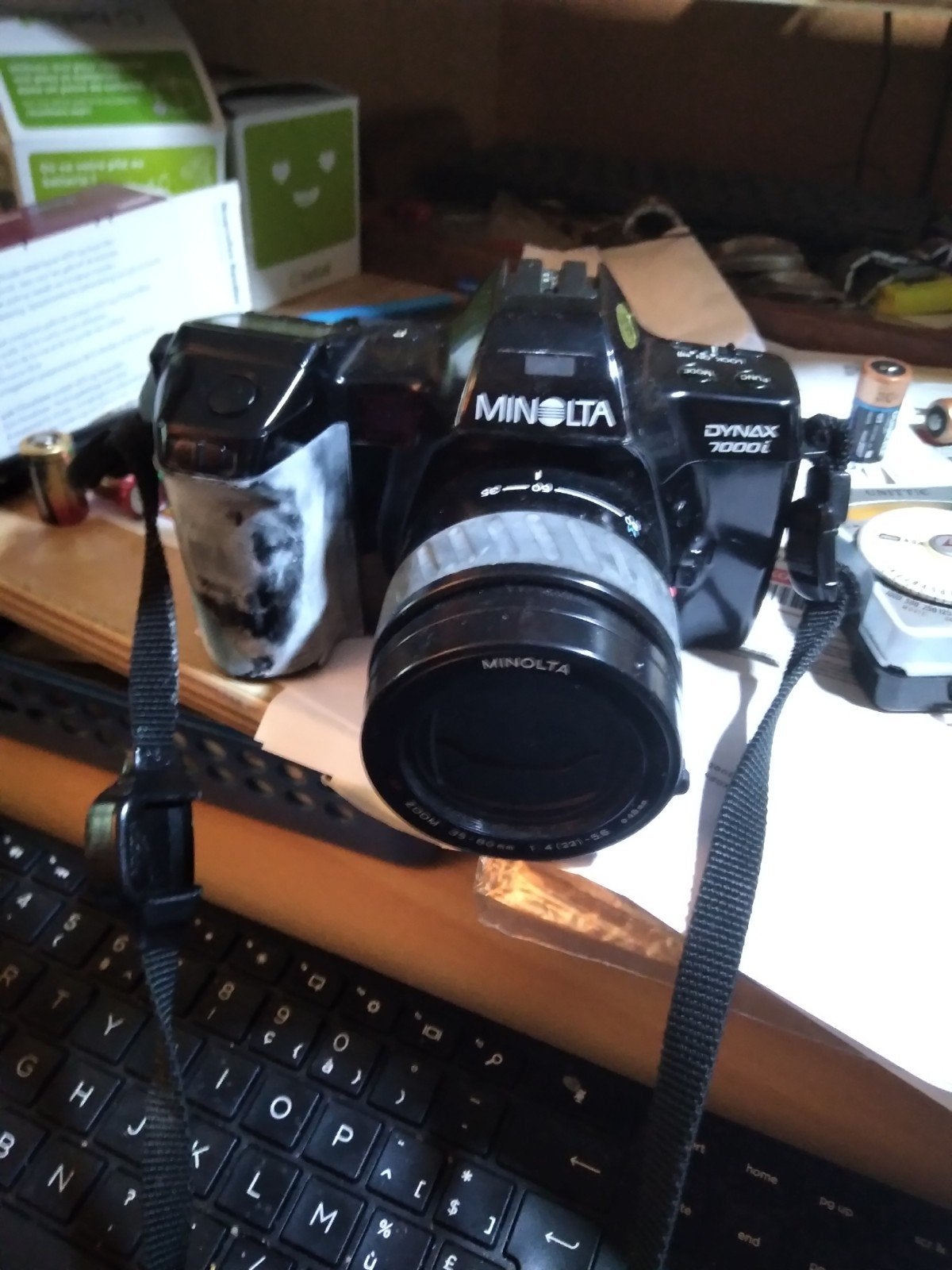 MINOLTA DYNAX  7000i OBJECTIF MINOLTA 35—80 MM f:4—5.6 OCCAS, TV, Hi-fi & Vidéo, Enlèvement ou Envoi, Utilisé, Reflex miroir, Minolta