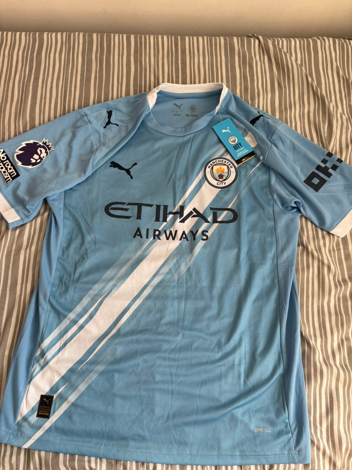 Maillot de foot de Manchester City taille L, Sports & Fitness, Taille L, Enlèvement, Neuf, Maillot