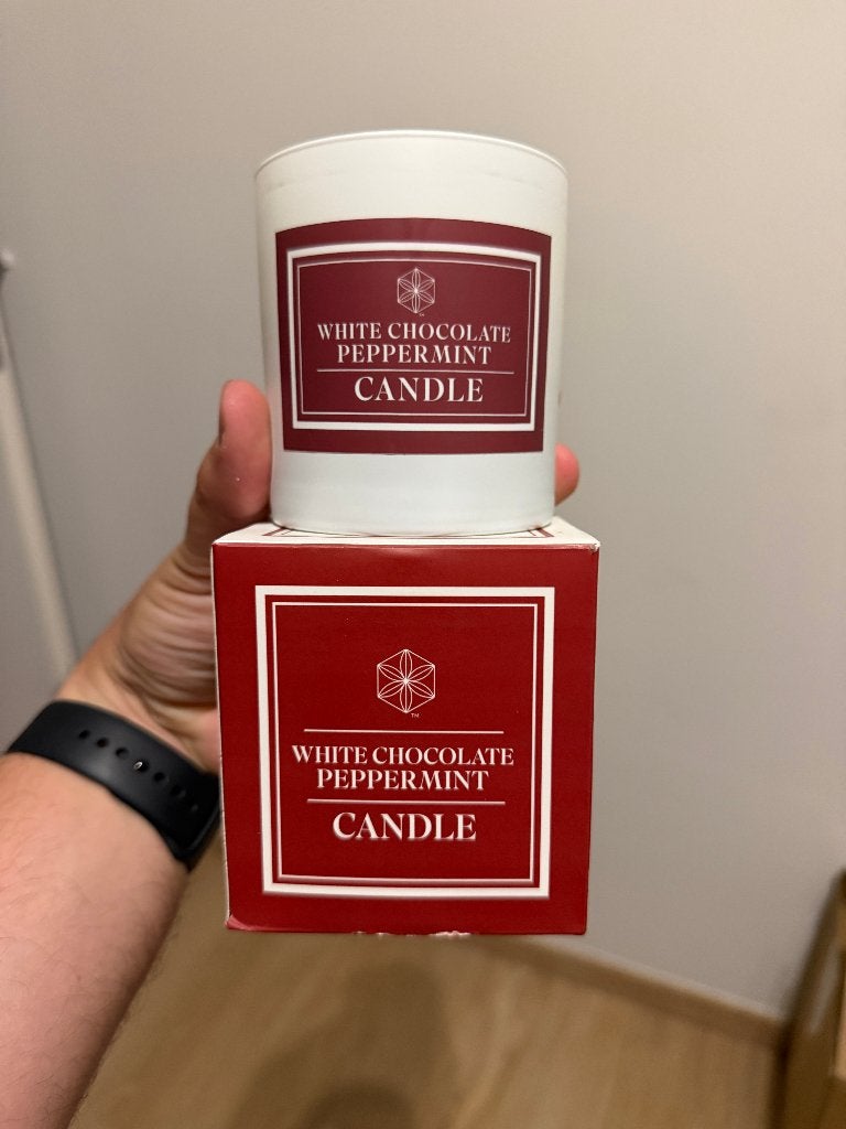 Isagenix White Chocolate Peppermint Candle, Overige materialen, Nieuw, Ophalen of Verzenden, Kaars