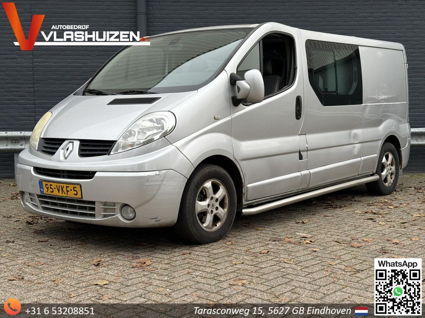 Renault Trafic 2.5 dCi T29 L2H1 Dubbel Cabine | € 3.450,- NE, Auto's, Renault, Bedrijf, Diesel, Zilver of Grijs