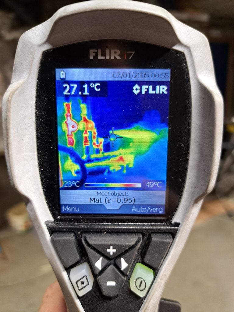 Warmtebeeldcamera, Doe-het-zelf en Bouw, Meetapparatuur, Ophalen of Verzenden, Zo goed als nieuw, Temperatuur