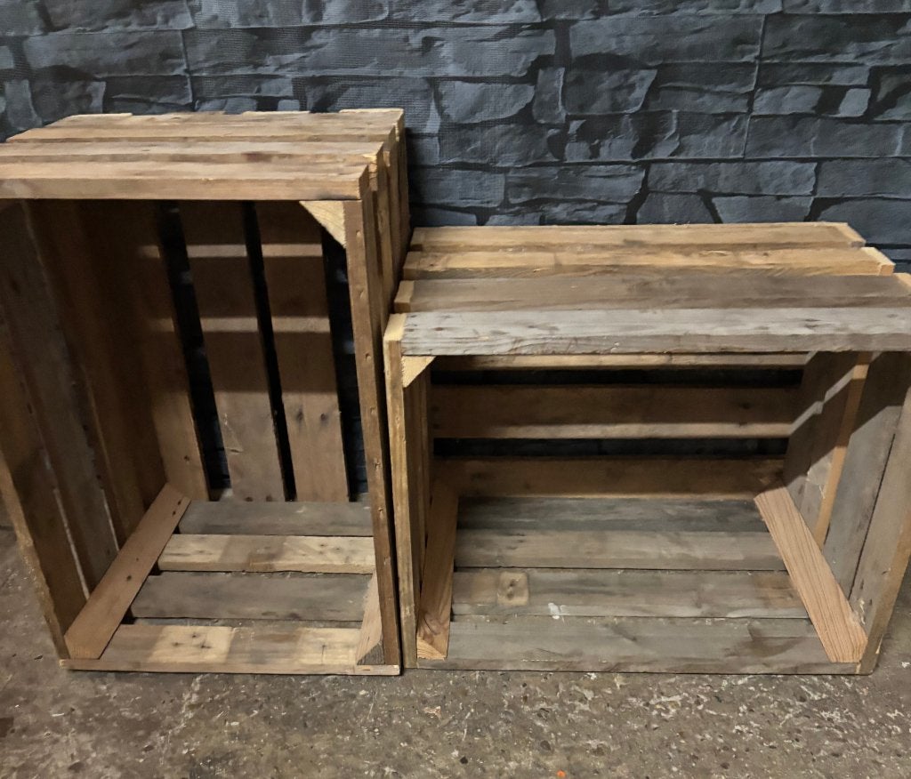 Handgemaakte appelkistjes – duurzaam & uniek, Tuin en Terras, Bloembakken en Plantenbakken, Ophalen, Nieuw, Rijkevorsel, Balkon