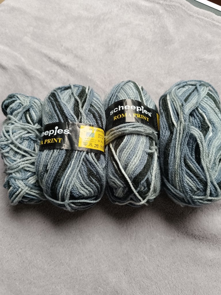 3 bollen + rest meeloopgaren, Hobby & Loisirs créatifs, Enlèvement ou Envoi, Neuf, Tricot ou Crochet, Laine ou Fils