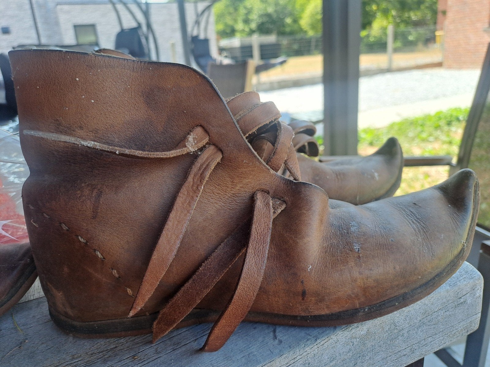 Middeleeuwse schoenen, Ophalen