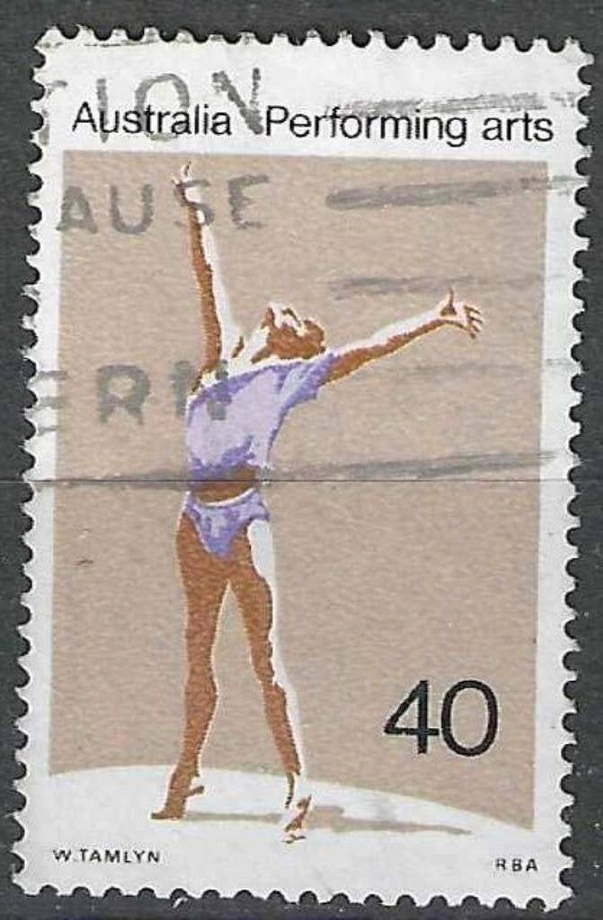 Australie 1977 - Yvert 610 - Art en Australie - Danse (ST), Timbres & Monnaies, Timbres | Océanie, Envoi, Affranchi