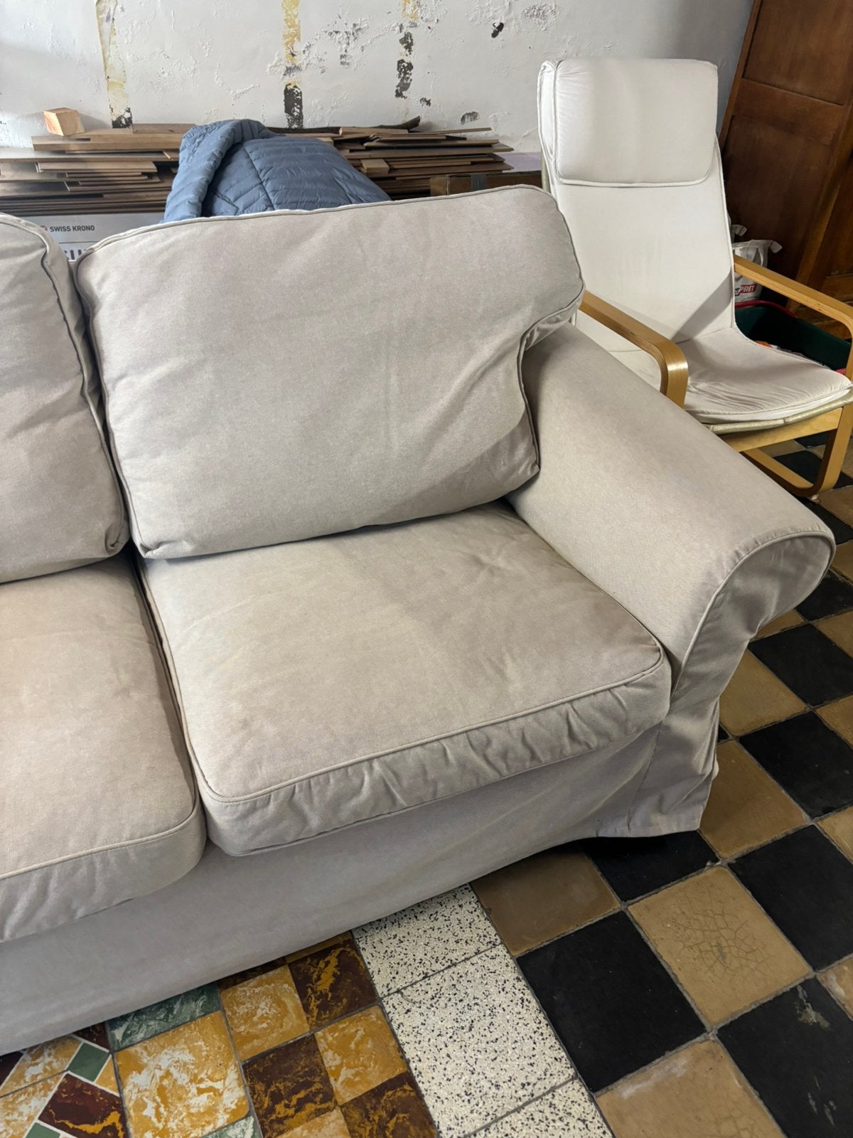 Canape ikea 2 personnes, Enlèvement, Comme neuf, Deux personnes, Banc droit