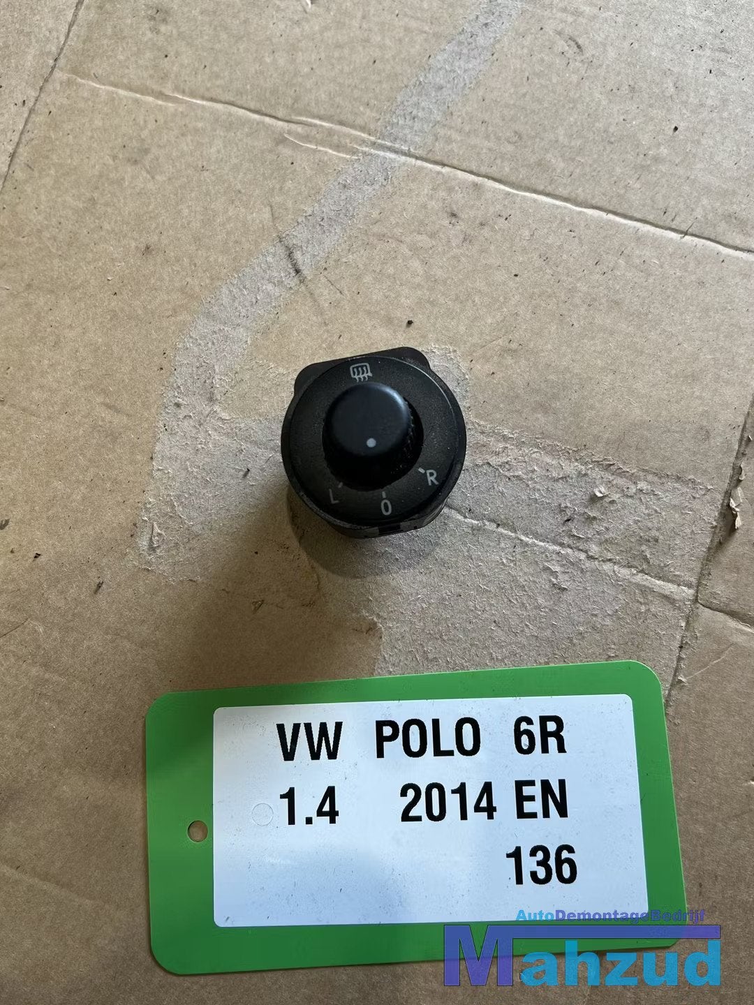 VW POLO 6R spiegelverstelling schakelaar 2009-2017, Volkswagen, Volkswagen AG, Vw@volkswagen.de, Utilisé