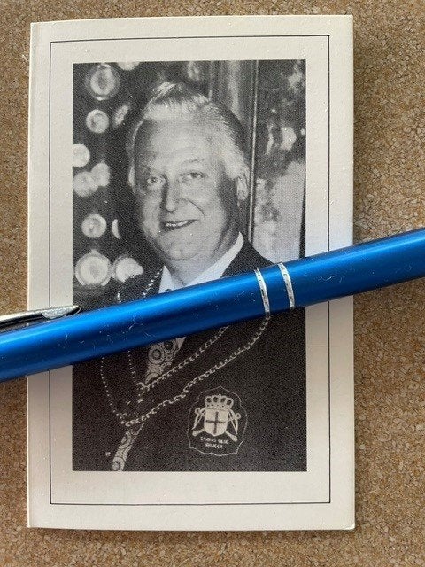 BP Hoofdman Koninklijke Sint-Joris Stalen Boog DE MEY BRUGGE, Verzamelen, Bidprentjes en Rouwkaarten, Ophalen of Verzenden, Bidprentje